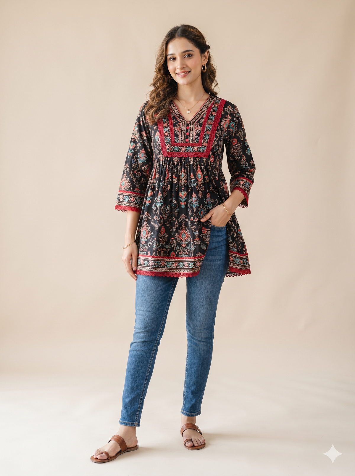 Raaz – Lace Short Kurti